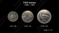 Lebanon Circulating Coin Series (Reverse Side)