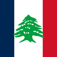Flag of Lebanon - French Mandate
